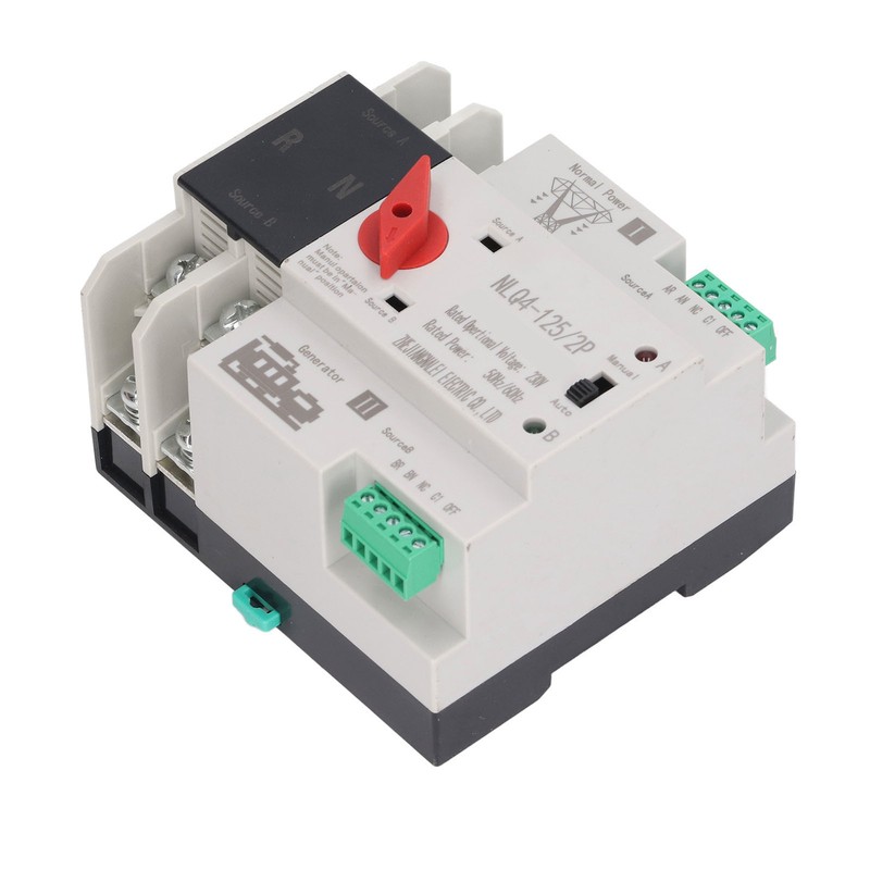 2P Dual Power Automatic Transfer Switch Generator Uninterruptible Changeover Switch