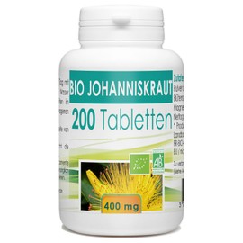 Organic St John's Wort – 400 mg – 200 Tablets
