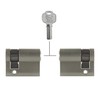 2x Half Cylinder 40 mm Simultaneous Locking 30/10 with 5