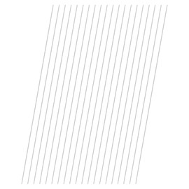 M METERXITY 20-Pack 304 Stainless Steel Solid Round Rod, 0.8x250mm Metal Solid Shaft Rods for DIY Craft/Model Car/Helicopter Airplane/Metal Working, Lathe Bar Smooth Stock [0.03x9.84IN]