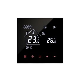 RKHK M4 Thermostat Smart Wi-Fi Room Thermostat for Water, Underfloor Heating, Digital Heating Thermostats, 230 V, Wall Thermostat, Tuya, Compatible with Alexa, Google Assistant