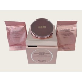 Age 20's 에이지투웨니스 시그니처 에센스 커버 팩트 모이스처 21호 케이스 + 리필 14g 2p 세트(선물포장) Age 20's Signature Essence Cover Pact Moisture No. 21 Case + Refill 14g 2p Set (Gift Wrapped)