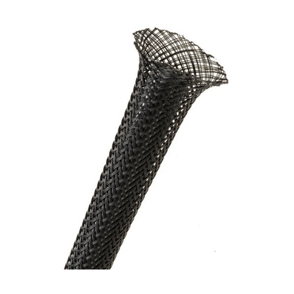 Techflex 1/8" Expandable Sleeving 25 ft. Black