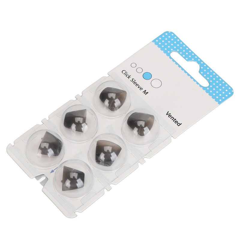 6pcs Silicone Click Sleeve Accessory Protect Ears Washable Sound Amplifier