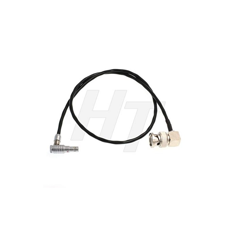 Timecode Sync Cable BNC to 00B 4 Pin Input RED