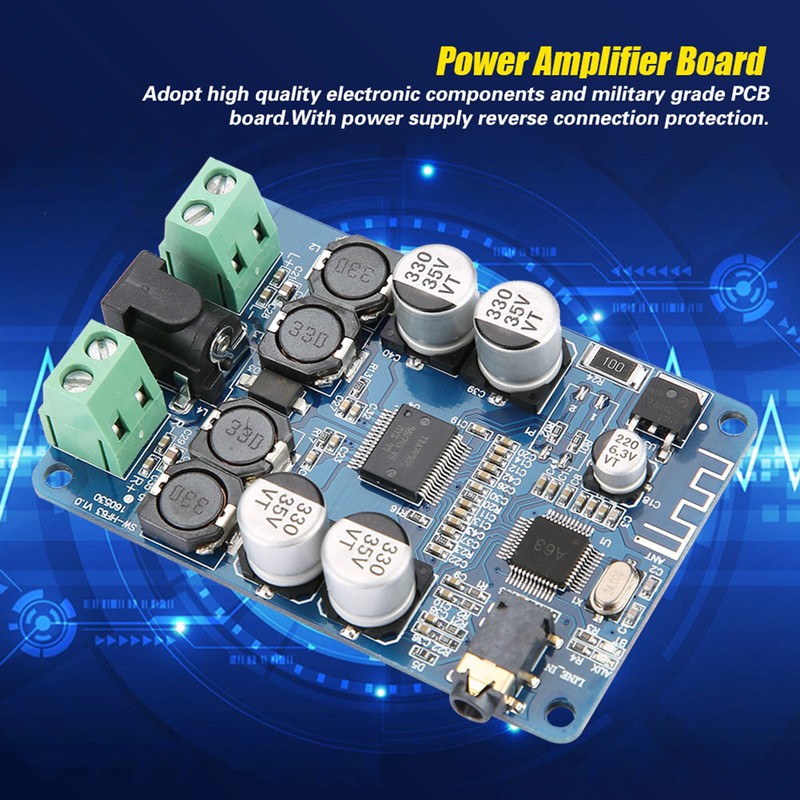 TDA7492P 2x25W Bluetooth V2.1 Audio Power Amplifier Board with AUX