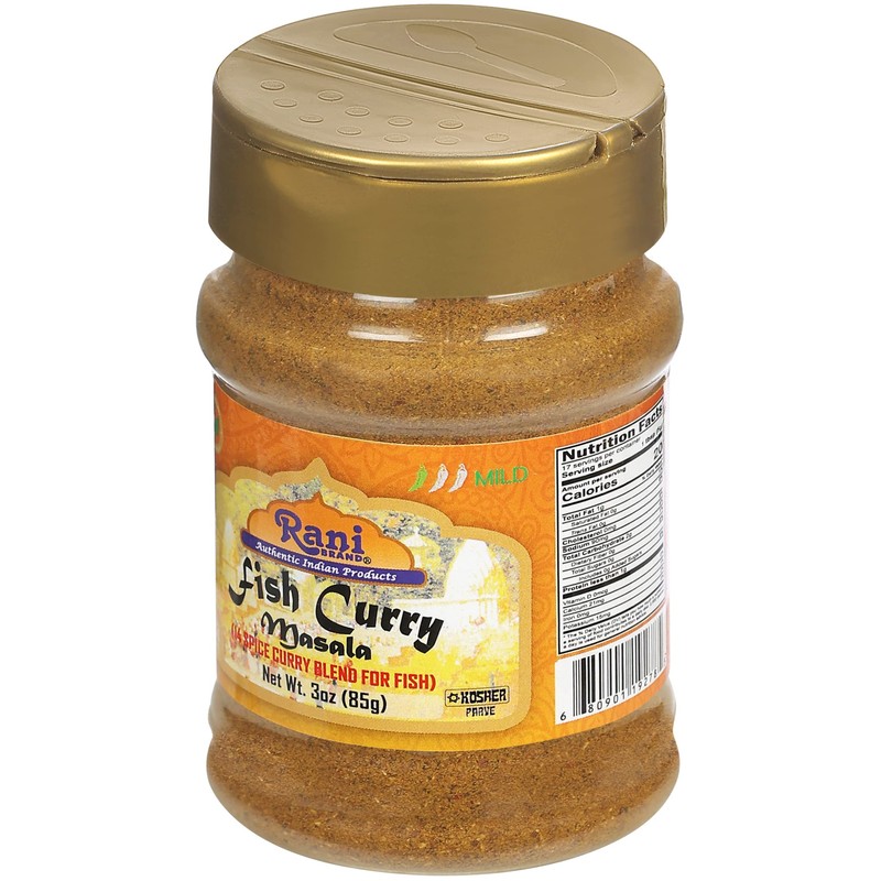 Rani Fish Curry Masala (14-Spice Curry Blend for Fish) 3oz