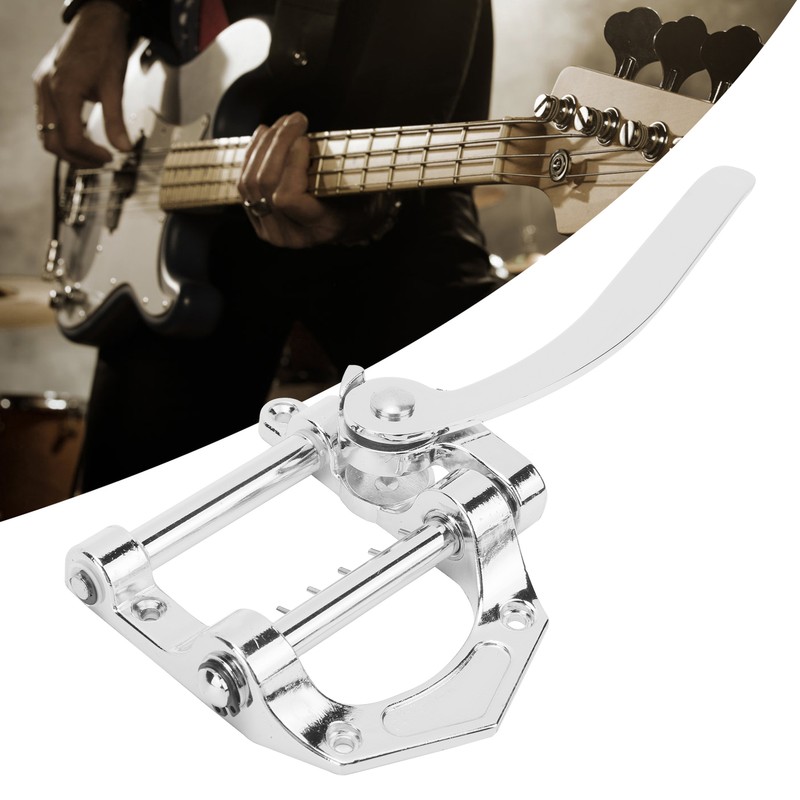 Vibrato Bridge Tremolo Unit Metal Tailpiece Big Rocking Rod for