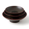 Takenaka Fukue Cup Set of 3, Black, Small φ3.1 x