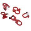 Treehobby Metal Tow Hook Recovery Shackle Winch Pulley Ring Buckle