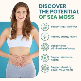 Atlantic Naturals - 1 Day Colon Cleanse Full Body Detox Drink - Sea Moss Healthcare Dietary