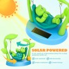 NUOBESTY Solar Powered Swinging Turtle, Plastic Dashboard Ornament Cute Cartoon