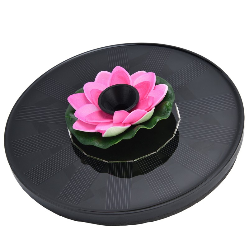 Lotus Solar Fountain Water Pump Floating Mini Solar Powered Water