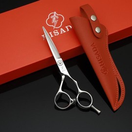 HISADA 미용 가위 5.5 인치 헤어 커팅 머신 VG10 소재 고급 전문 살롱 [04 6.2 inch] HISADA Beauty Scissors 5.5 Inch Hair Cutting Machine VG10 Material Premium Professional Salon [04 6.2 inch]