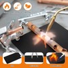 GMHLLES 2 Pcs Welding Blanket Fireproof Mat Heat Resistant Material