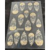 MyPrettyLittleDigits Gold & Silver Embossed Design For Nail Art/Nail Stickers~Inclu