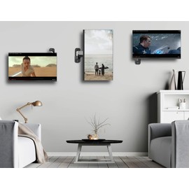 AVLT Single 13"-32" Monitor Wall Mount fits Flat/Curved Computer Monitor Full Motion Height Swivel Tilt Rotation Adjustable Monitor Arm - VESA/Cable Management (Single 32-inch Monitor Short)