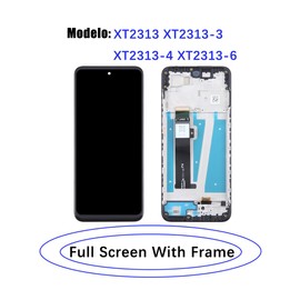 Screen Replacement for Motorola Moto G 5G 2023 Display, XT2313 XT2313-3 XT2313-4 XT2313-6 LCD Display Touch Digitizer Assembly with Repair Part Tools(Black with Frame)