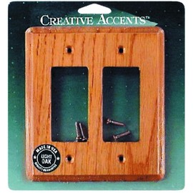 Light Oak Wall Plate