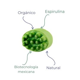 Jabón Facial Espirulina 100g Pack Piezas Limpiador Natural Orgánico Cara Piel Grasa Exfoliante Hidratante Barra Limpiadora