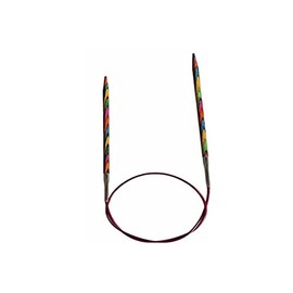 KnitPro 80 cm x 4.5 mm Symfonie Fixed Circular Needles, Multi-Color