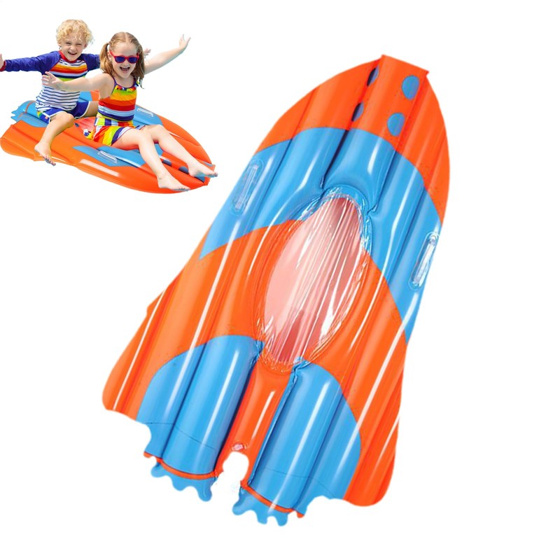 Surfing Board - Airplane Kids Bodyboard | Folding Portable Pad