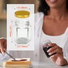 AuroTrends 3oz Honey Jars with Dipper 48Pack, Mini Honey Jars