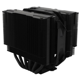Thermalright Peerless Assassin 120 Mini Black CPU Air Cooler, 6 Heat Pipes Dual Towers Cooler, with TL-D12B PWM Fans, Desktop PC Cooler for Intel LGA 1851/1700/1150/1151/1200/2011,AMD:AM4/AM5