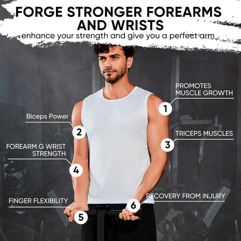 Forearm Strengthener and Wrist Roller, 43.3 inch Or 51.2 inch