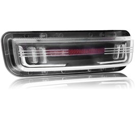 Ygmylandbb Motorcycle Tail Light Tail Lamp LED License Plate Light Turn Signal Motorcycle Brake Light Connector Wiring 12V Clear Lens 1pcs