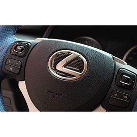 Lexus NX RX ES IS CT GS Steering Garnish with Mini Suede, Real Carbon Seat Panel Molding, Interior Panel Parts, Dress-Up Interior, 200t 300h