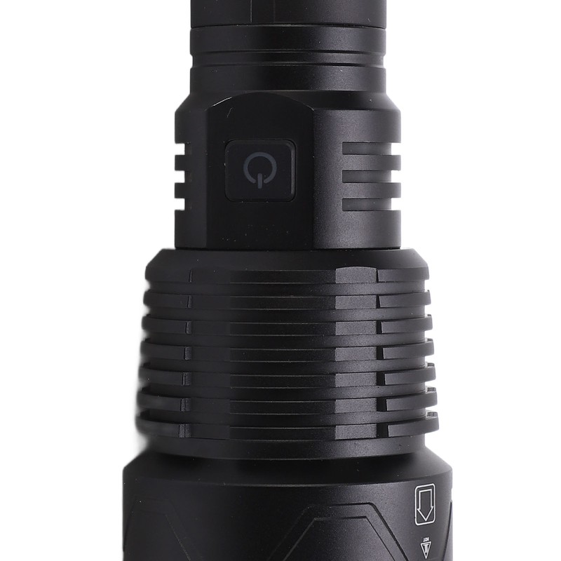 Telescopic LED Flashlight High Bright USB Rechargeable Zoomable Flashlights IPX4