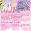 40 Sets DIY 3D House Sticker Scene Kit, Sticker Therapy,