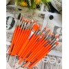 B&B Set De 20 Brochas Neón Para Maquillaje Dama Cosmético