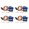 Beffkkip 4Pcs SG90 9g Micro Servos for RC Robot Helicopter