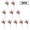 FUTERLY 10 Pcs Christmas Berries Pine Cones for DIY Crafts-Christmas