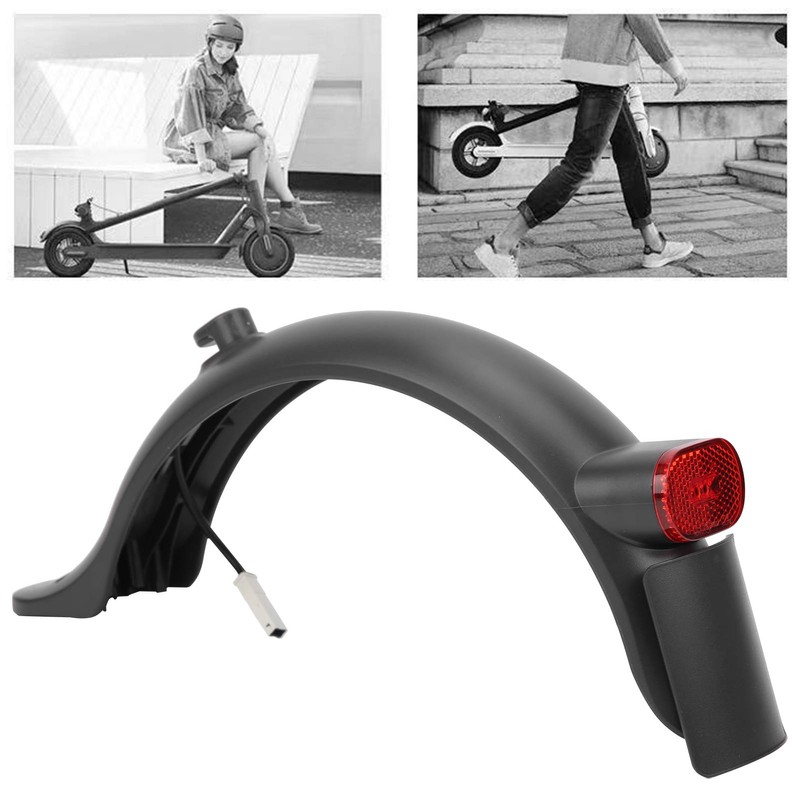 Modification part for rear protection scooter with rear light, suitable