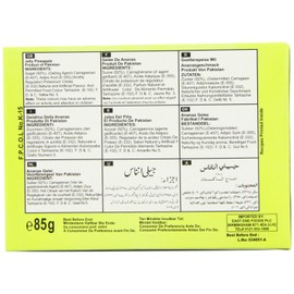 AHMED Halal Jello Vegetarian Crystal Jelly, Pineapple, 85 Gram (Pack of 12)