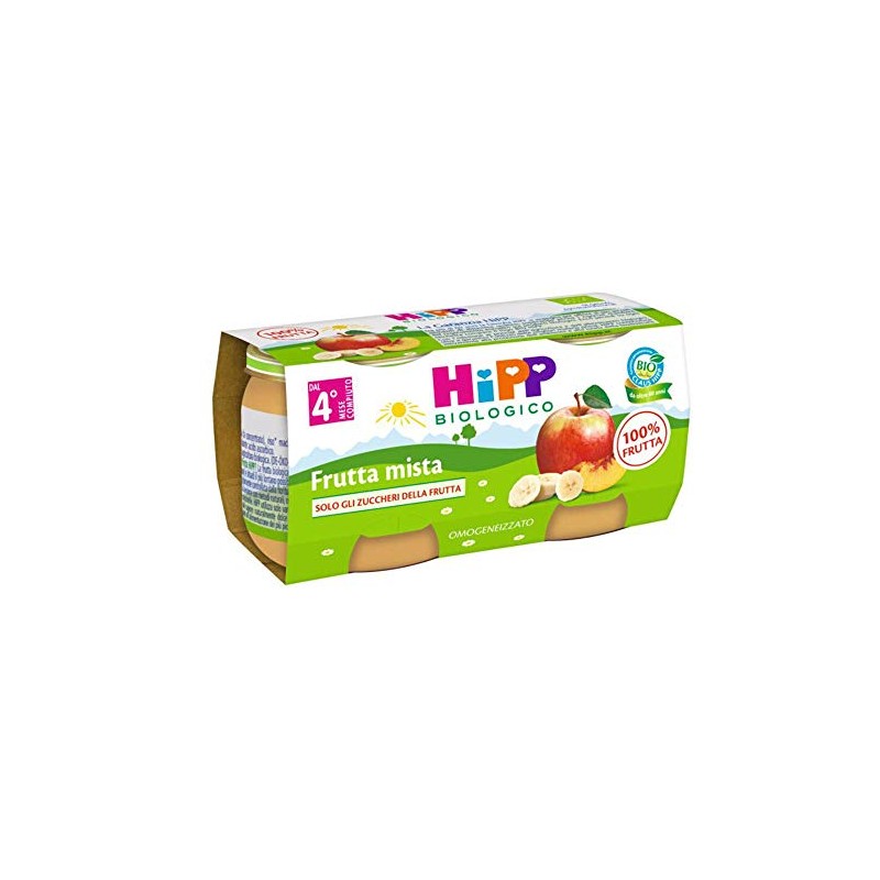 Hipp Omogeneizzato Multipack Frutta Mista - Confezione 6 x 80