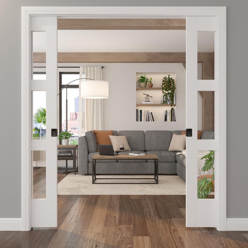 Richelieu Hardware 1700FBPSBC Onward Pocket Door Pull, Passage Lock, 3