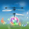 LED Luminous Electric Flying Ball Helicopter for Kids Induction Flying