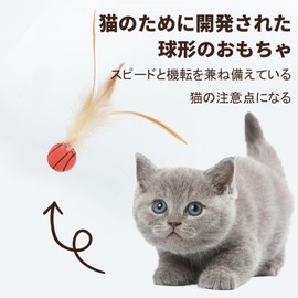 猫おもちゃ ボール 羽付きボール 3個 猫用おもちゃ 猫用フェザーボールおもちゃ 猫遊び用 猫用インタラクティブバウンシングボールフェザーおもちゃ 室内猫用 トレーニング 追跡 狩猟 ストレス解消 運動不足対策 (バスケットボール＋サッカー＋野球)
