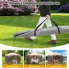 10X10FT Pop-Up Gazebos Outdoor Canopy Waterproof Event Tent with Mosquito