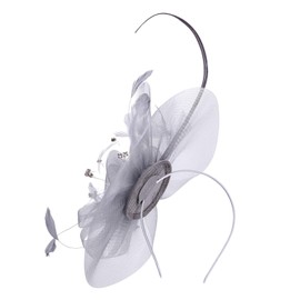 Women Fascinator Hat Flower Feather Headband Flapper Pillbox Hat Bowler Mini Top Hat Hair Clips Race Derby Ascot Hat Bridal Wedding Headdress Headpieces Hair Accessories for Evening Party Prom Church