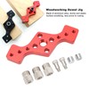 Self Center Dowel Jig Vertical Hole Puncher Locator Woodworking Doweling