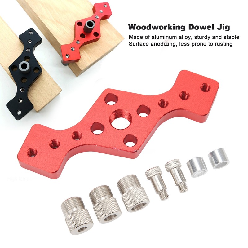 Self Center Dowel Jig Vertical Hole Puncher Locator Woodworking Doweling