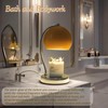 WARMCITY Candle Lamp Warmer, Wide Base Scented Candle Warmer with