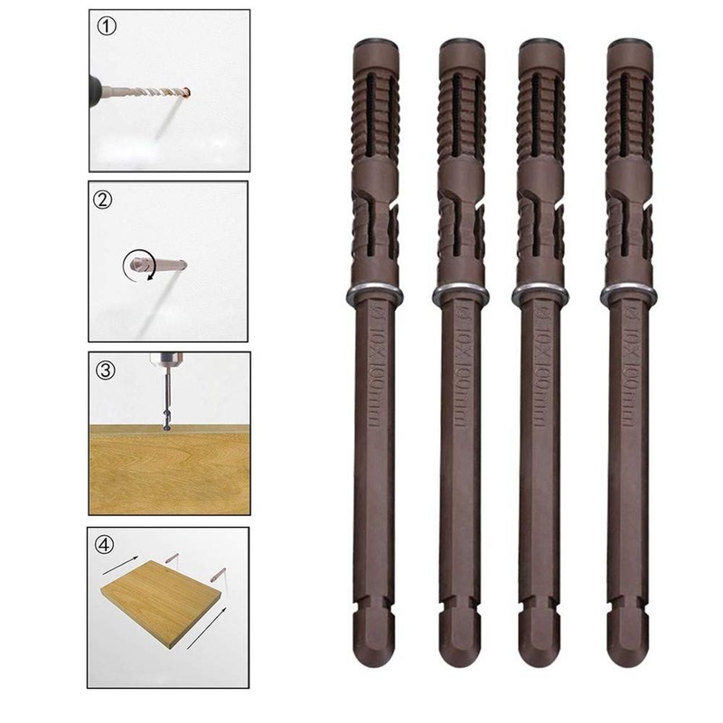 8 x Concealed Invisible Shelves 10mm x 100mm