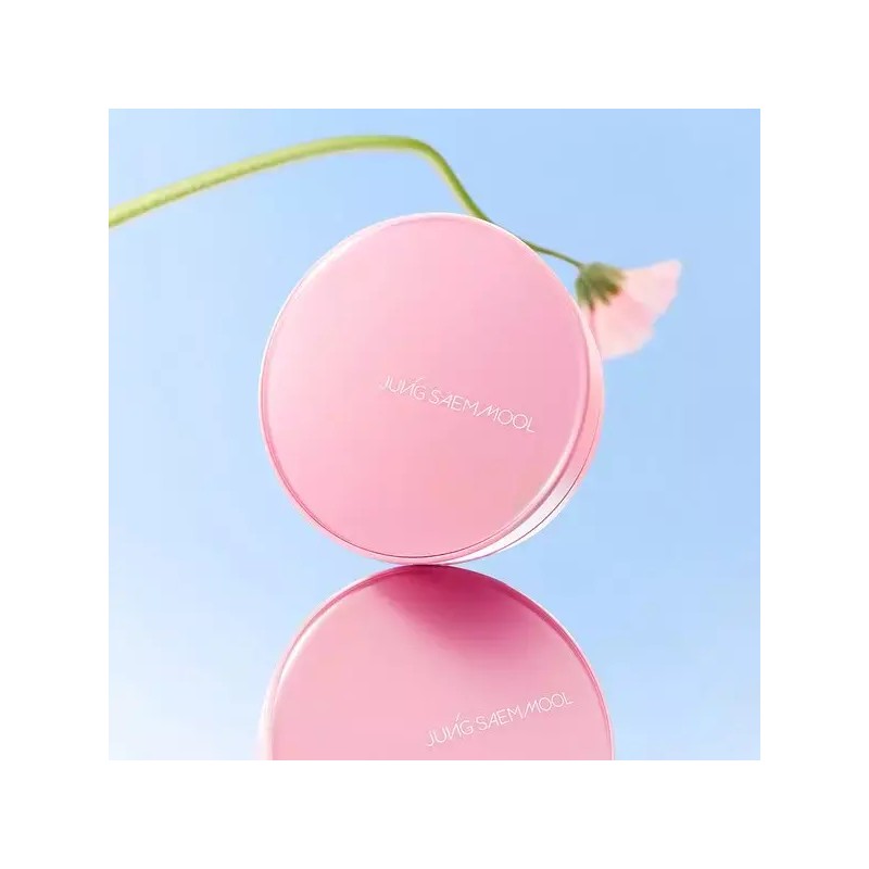 Jung Saem Mool [정샘물](강남점)[핑크에디션] 정샘물 에센셜 스킨 누더 쿠션(본품+리필)(+블러쉬블러 미니+핑크퍼프