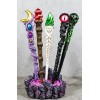 Faux Geode Crystals Rock Magic Wands Holder Stand Prop Accessory